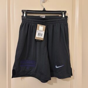 K-State Nike dark grey mesh training shorts